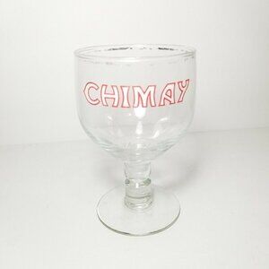 Chimay Chalice Trappist Beer Glass Belgium Silver